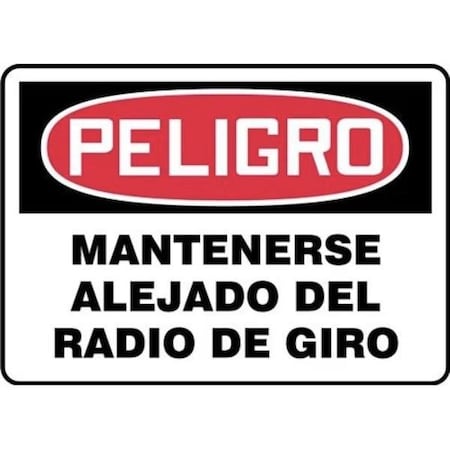Accuform OSHA DANGER Safety Sign STAY CLEAR SHMEQM026XV